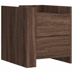 VidaXL 848289 Table de nuit et table de chevet Chêne