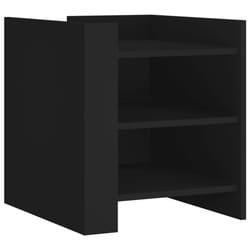 VidaXL 848291 Table de nuit et table de chevet Noir