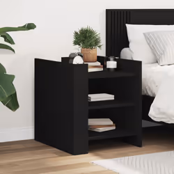 VidaXL 848291 Table de nuit et table de chevet Noir