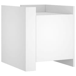 VidaXL 848297 Table de nuit et table de chevet Blanc