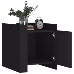 VidaXL 848298 Table de nuit et table de chevet Noir