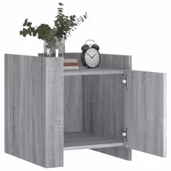 VidaXL 848302 Table de nuit et table de chevet Chêne