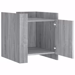 VidaXL 848302 Table de nuit et table de chevet Chêne - Vue supplémentaire 7