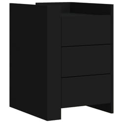 VidaXL 848305 Table de nuit et table de chevet Noir