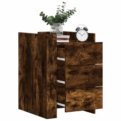 VidaXL 848308 Table de nuit et table de chevet Chêne