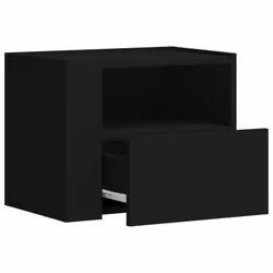 VidaXL 848313 Table de nuit et table de chevet Noir - Vue supplémentaire 6