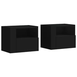 VidaXL 848314 Table de nuit et table de chevet Noir