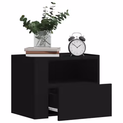 VidaXL 848314 Table de nuit et table de chevet Noir