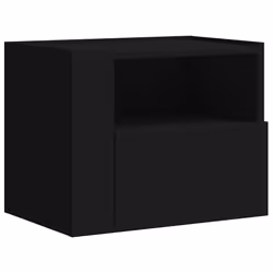 VidaXL 848314 Table de nuit et table de chevet Noir - Vue supplémentaire 4