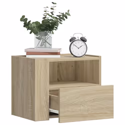 VidaXL 848315 Table de nuit et table de chevet Chêne