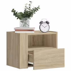 VidaXL 848316 Table de nuit et table de chevet Chêne