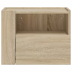 VidaXL 848316 Table de nuit et table de chevet Chêne - Vue supplémentaire 4