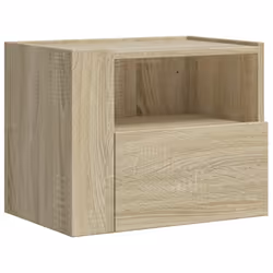 VidaXL 848316 Table de nuit et table de chevet Chêne - Vue supplémentaire 5