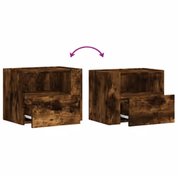 VidaXL 848320 Table de nuit et table de chevet Chêne - Vue supplémentaire 8