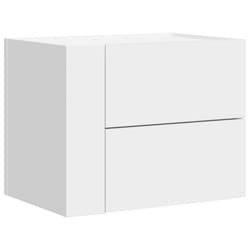 VidaXL 848325 Table de nuit et table de chevet Blanc