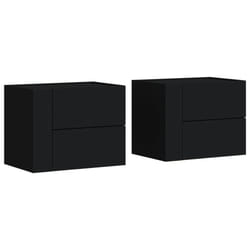 VidaXL 848328 Table de nuit et table de chevet Noir