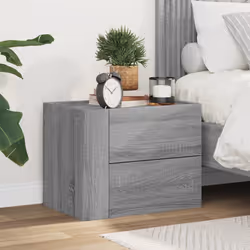 VidaXL 848335 Table de nuit et table de chevet Chêne