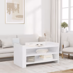 Ajoutez une touche d'élégance à votre salon avec cette élégante table basse. Matériau stable et durable : le bois d'ingénieri ...
