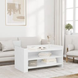 Vidaxl - Table basse blanc 100x50x50 cm bois d'ingénierie