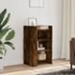 vidaXL Buffet chêne fumé 45x35x75 cm bois d'ingénierie