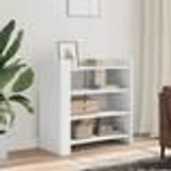 vidaXL Buffet blanc 73,5x35x75 cm bois d’ingénierie