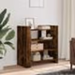 vidaXL Buffet chêne fumé 73,5x35x75 cm bois d'ingénierie