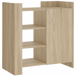 Ce buffet classique est destiné à être un supplément décoratif et pratique à votre maison. Matériau durable : le bois d'ingén ...