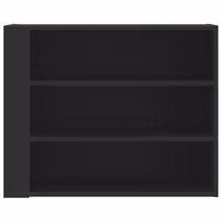 VidaXL 848417 étagères Bois Noir - Vue supplémentaire 4