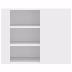 VidaXL 848423 étagères Bois Blanc - Vue supplémentaire 4