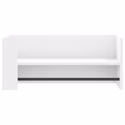 VidaXL 848451 étagères Bois Blanc - Vue supplémentaire 4