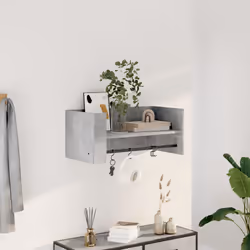 VidaXL 848454 étagères Bois Gris