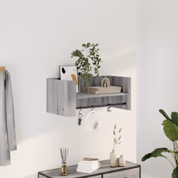 VidaXL 848456 étagères Bois Gris