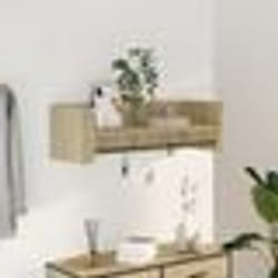 vidaXL Étagère murale chêne sonoma 100x35x30,5 cm bois d'ingénierie