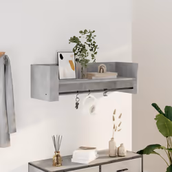 VidaXL 848461 étagères Bois Gris