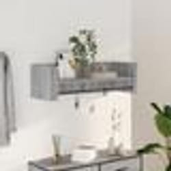 vidaXL Étagère murale sonoma gris 100x35x30,5 cm bois ingénierie
