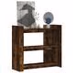 vidaXL Table console chêne fumé 100x35x90 cm bois d'ingénierie