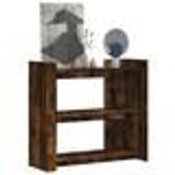vidaXL Table console chêne fumé 100x35x90 cm bois d'ingénierie