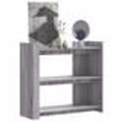 vidaXL Table console sonoma gris 100x35x90 cm bois d'ingénierie