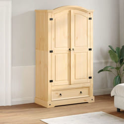 Garde robe Corona 102x52x186 cm bois de pin massif