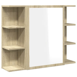 VidaXL 849603 miroir de salle de bain et armoire de rangement pour évier