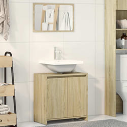 Vidaxl - Ensemble de meubles de salle de bain 2 pcs chêne sonoma