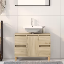Description générale Cette armoire de lavabo est un excellent ajout à votre salle de bain, offrant une apparence ordonnée et  ...
