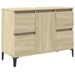 VidaXL 849666 miroir de salle de bain et armoire de rangement pour évier