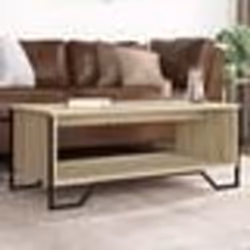 vidaXL Table basse chêne sonoma 100x51x40 cm bois d'ingénierie