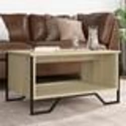 vidaXL Table basse chêne sonoma 75x51x40 cm bois d'ingénierie
