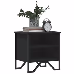 VidaXL 848495 Table de nuit et table de chevet Noir - Vue supplémentaire 4