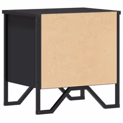 VidaXL 848495 Table de nuit et table de chevet Noir - Vue supplémentaire 7
