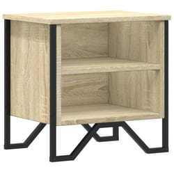 VidaXL 848496 Table de nuit et table de chevet Chêne