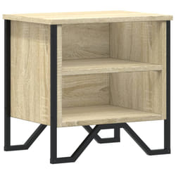 VidaXL 848497 Table de nuit et table de chevet Chêne