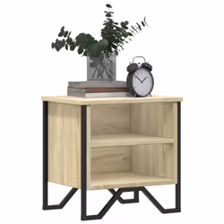 VidaXL 848497 Table de nuit et table de chevet Chêne - Vue supplémentaire 4